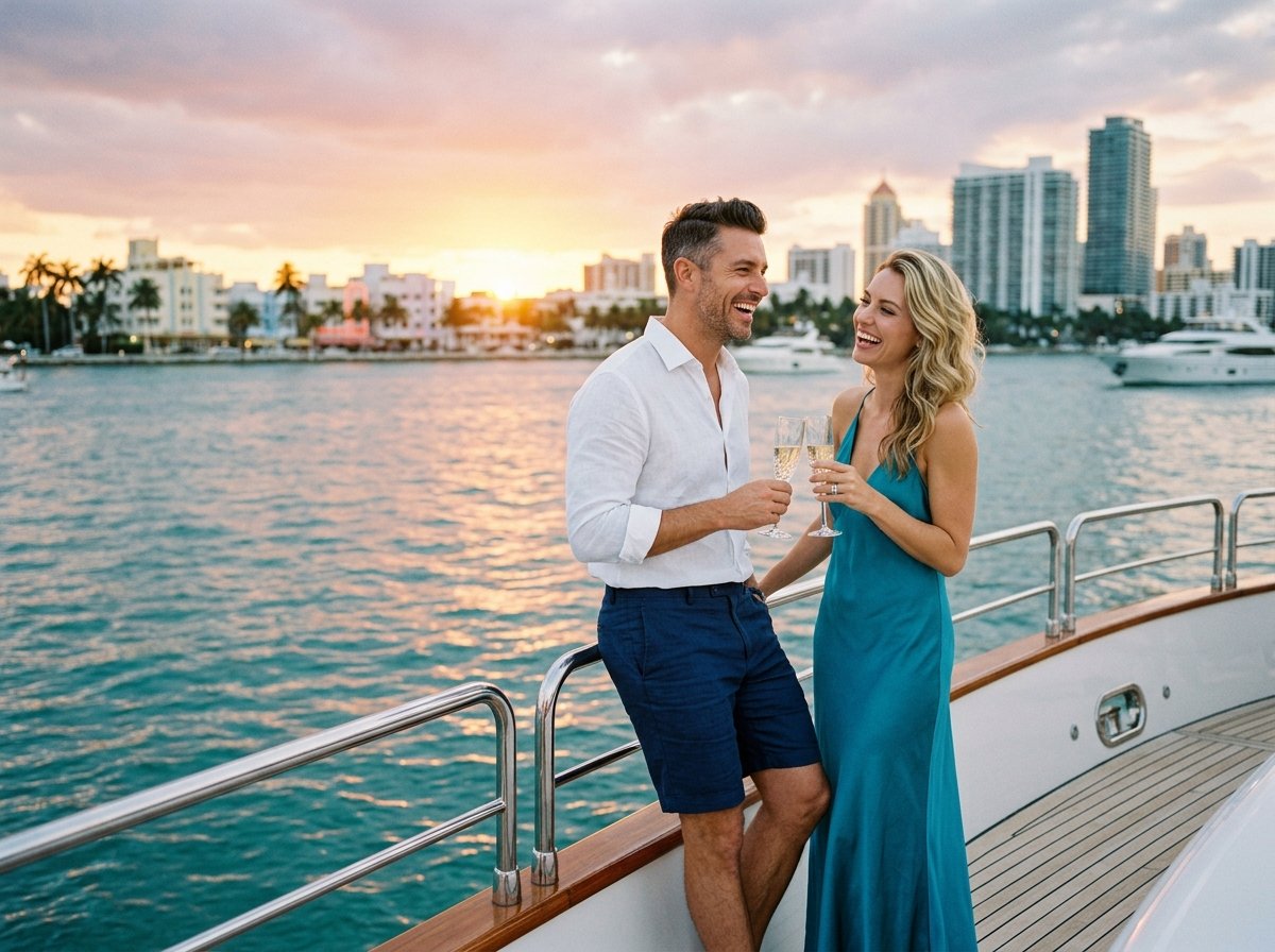 Sugar dating in Miami luxury yacht